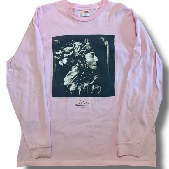 Supreme Gothic Harvest Joel-Peter Witkin Pink Long Sleeve Size XL Unisex - Picture 1 of 6